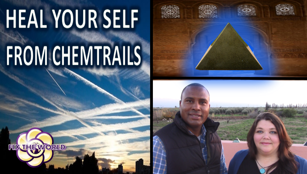 heal yourself from chemtrails orgonite pyramids